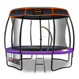 NNEDPE Kahuna Trampoline 10 ft with  Roof - Purple
