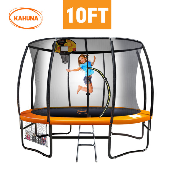 NNEDPE Kahuna Trampoline 10ft with  Basket ball set