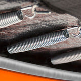 NNEDPE Kahuna Trampoline 12 ft with  Roof-Orange