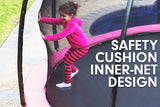 NNEDPE Kahuna Trampoline 12 ft with  Roof-Pink