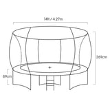 NNEDPE Kahuna Classic 14ft Trampoline