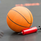 NNEDPE Kahuna Trampoline 14 ft with Basketball Set - Rainbow