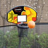 NNEDPE Kahuna Trampoline 14 ft with Basketball Set - Rainbow