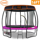 NNEDPE Trampoline 16 ft Kahuna with Roof set - Pink