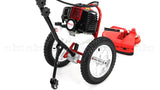 NNEDPE Yukon 52cc Wheeled Petrol Garden Line Trimmer Brush Cutter