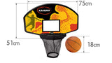 NNEDPE Kahuna Trampoline Basketball Ring Set with Mini Ball and Pump