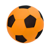 NNEDPE Trampoline Inflatable Football Play Ball Kids Soft Soccer- Orange