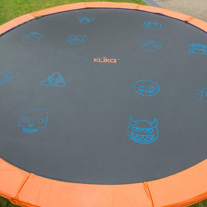 NNEDPE 14ft Replacement Trampoline Jumping Mat - Emoji