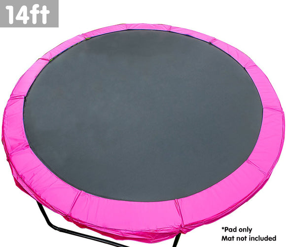 NNEDPE Powertrain Replacement Trampoline Spring Safety Pad - 14ft Pink