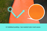 NNEDPE 6ft Trampoline Replacement Safety Spring Pad Round Cover Orange