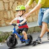 NNECW 4-in-1 Kids Training Bike with Training Wheels for 2-6 Years Old Kids-Blue