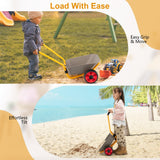NNECW 2-Wheeler Kids Wheelbarrow with Steel Construction for Age 2+