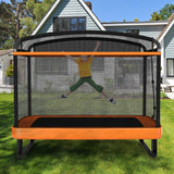 NNECW Sturdy 6 FT Recreational Trampoline with Swing for Kids