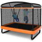 NNECW Sturdy 6 FT Recreational Trampoline with Swing for Kids
