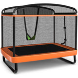 NNECW Sturdy 6 FT Recreational Trampoline with Swing for Kids