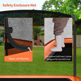 NNECW Sturdy 6 FT Recreational Trampoline with Swing for Kids