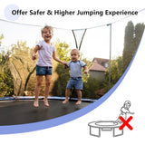 NNECW 304cm Trampoline Safety Net with 6 Poles for Indoor & Outdoor Use