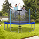 NNECW 304cm Trampoline Safety Net with 6 Poles for Indoor & Outdoor Use
