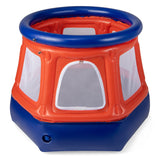 NNECW Inflatable Kids Trampoline with Safety Enclosure Net for Age 3-10