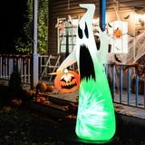 NNECW 172 CM Inflatable Halloween Hunting Ghost with Built-in LED Light
