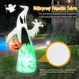 NNECW 172 CM Inflatable Halloween Hunting Ghost with Built-in LED Light