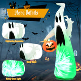 NNECW 172 CM Inflatable Halloween Hunting Ghost with Built-in LED Light