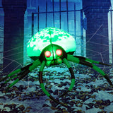 NNECW Halloween Inflatable Spider with Cobweb for Yard & Party & Garden & Lawn