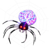 NNECW 105CM Wall Halloween Inflatable Spider with Multi-colour Lights