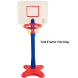 NNECW Height Adjustable Toddler Basketball Hoop Stand Set for Kids