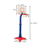 NNECW Height Adjustable Toddler Basketball Hoop Stand Set for Kids