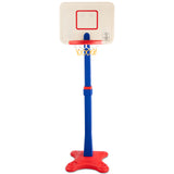 NNECW Height Adjustable Toddler Basketball Hoop Stand Set for Kids
