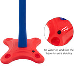 NNECW Height Adjustable Toddler Basketball Hoop Stand Set for Kids