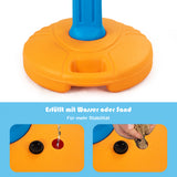 NNECW Height-Adjustable Toddler Basketball Stand with Kid-Friendly HDPE