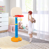 NNECW Height-Adjustable Toddler Basketball Stand with Kid-Friendly HDPE