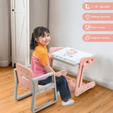 NNECW Kids Art Table with Ample Storage Space