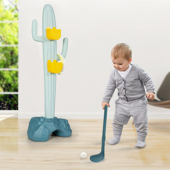 NNECW Cactus Toy Stand Rack with Sandbag-Toss for Kids 3+ Years Old