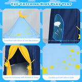 NNECW Kids Foldable Pop Up Play Tent with Star Lights & Carry Bag