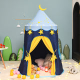 NNECW Kids Foldable Pop Up Play Tent with Star Lights & Carry Bag