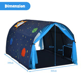NNECW Kids Twin Sleeping Tent Playhouse with Carry Bag