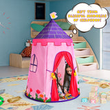 NNECW Kids Portable Playhouse Castle with Carry Bag