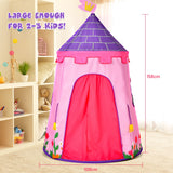 NNECW Kids Portable Playhouse Castle with Carry Bag