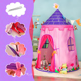 NNECW Kids Portable Playhouse Castle with Carry Bag