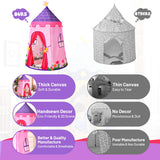 NNECW Kids Portable Playhouse Castle with Carry Bag