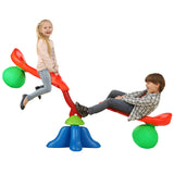 NNECW Kids Swivel Seesaw with Grip Handle for Backyard Playground
