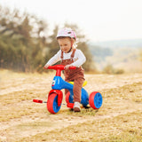NNECW Toddler Tricycle with Foot Pedals for Kids Baby Infant Blue