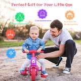 NNECW Toddler Tricycle with Foot Pedals for Kids Baby Infant Pink