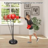 NNECW Punch Boxing Set with Adjustable Height for Children/Adults