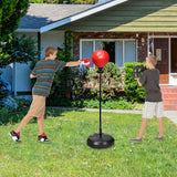 NNECW Punch Boxing Set with Adjustable Height for Children/Adults