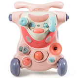 NNECW 3-in-1 Baby Sit-to-Stand Walker with Lights and Music