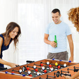 NNECW Folding Foosball Table with 2 Footballs for Game Room & Arcades